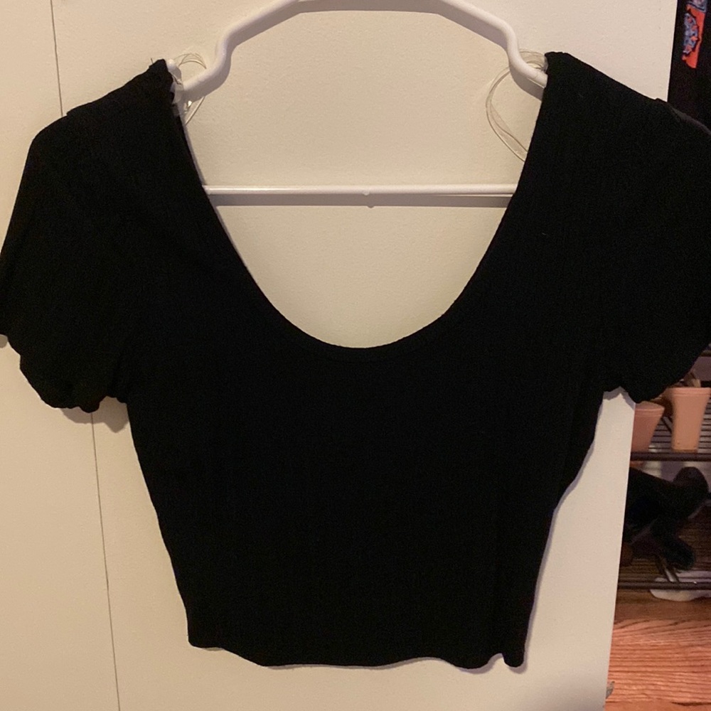 Black Crop Top